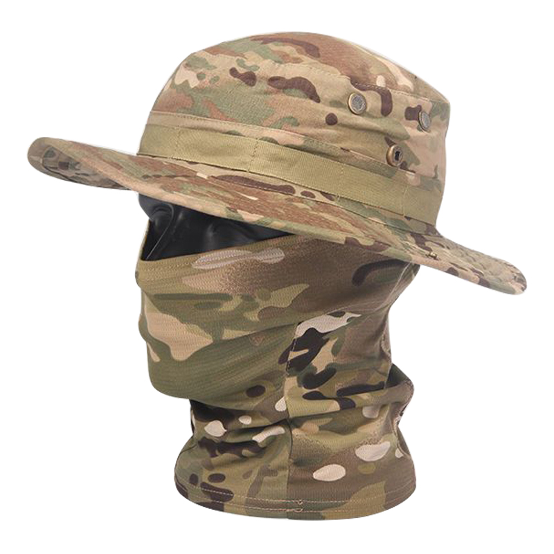 Boonie Hat Tactical - Casquette Boonie de Camouflage, cagoule, costume
