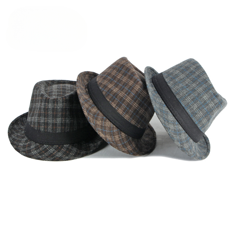 Fedora Hat Wool - Chapeau de jazz en laine pour