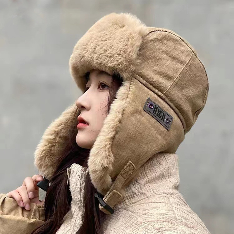 Winter Trapper Hat - Chapeau d'hiver en coton pour homme
