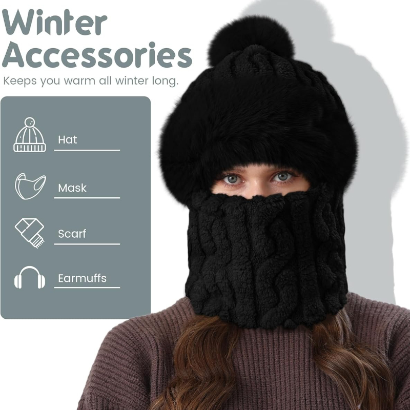 Femmes hiver bonnet chapeaux u - Skull Cap Helmet Liner avis et prix