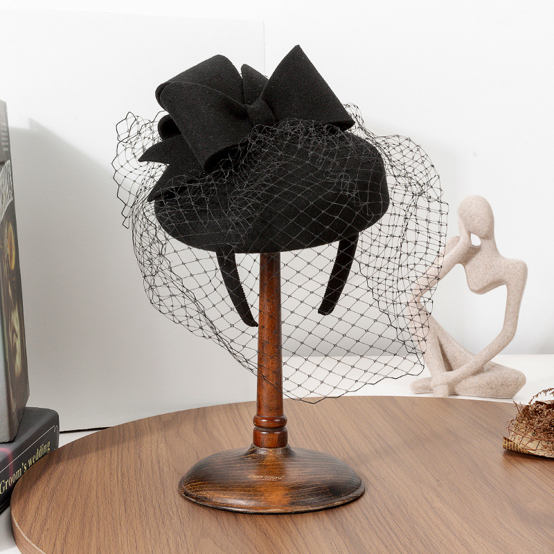 Béret noir français fascinateu - Beret French Wool avis et prix