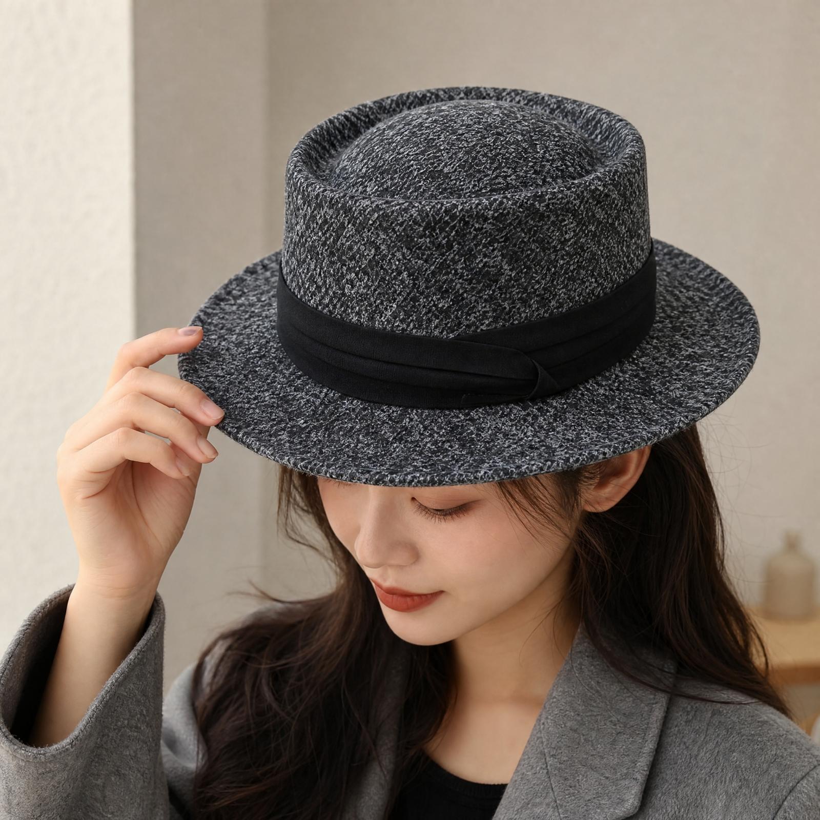 Chapeau en feutre de laine ave - Fedora Hat Wool avis et prix